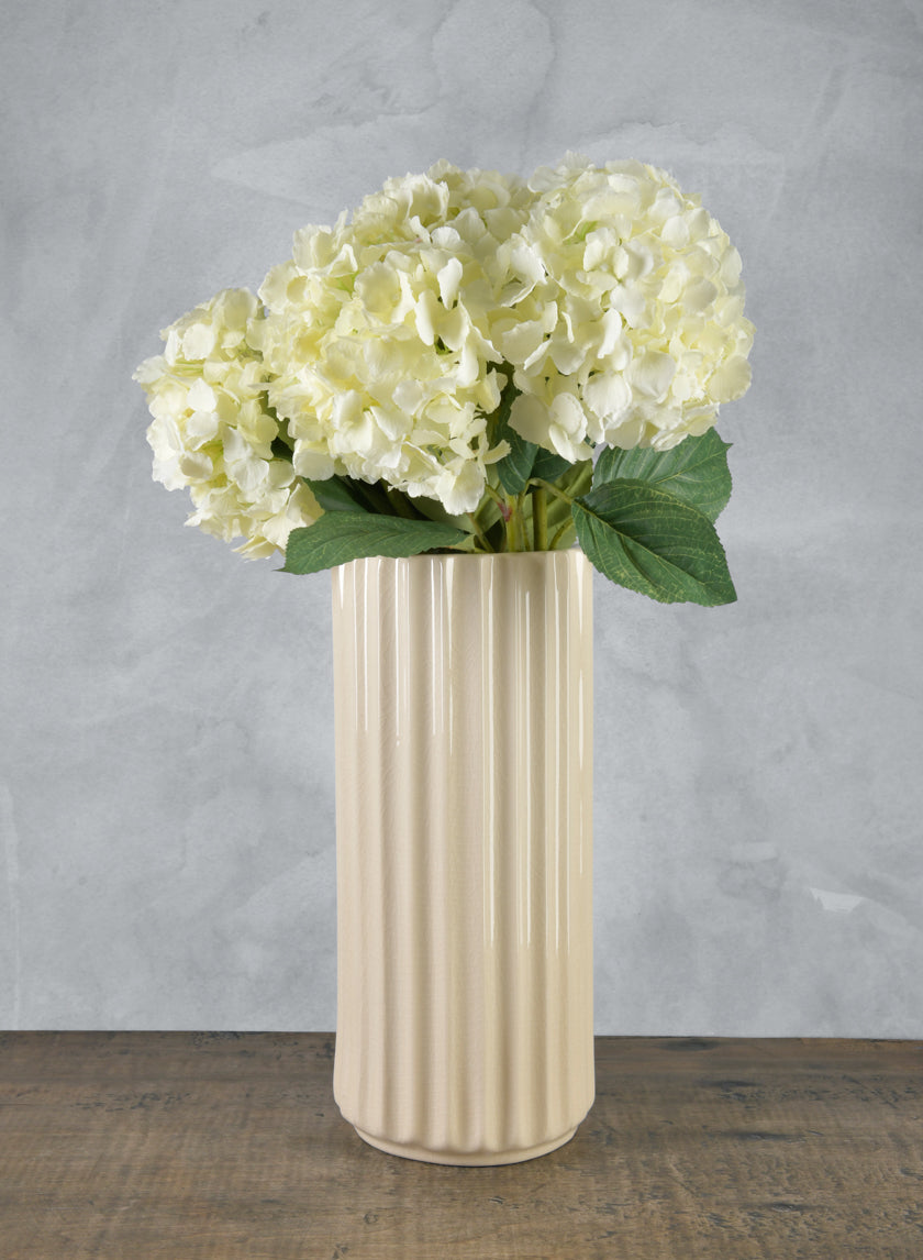34in Long White Hydrangea