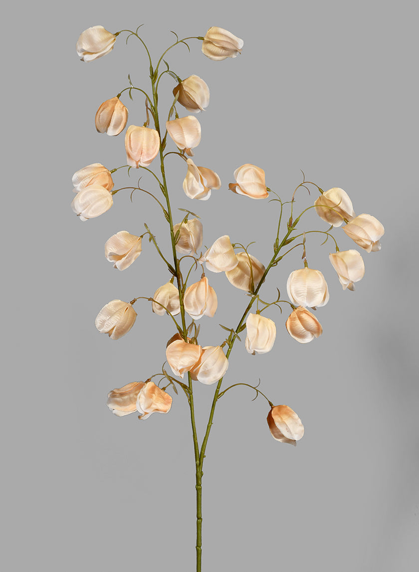 38in Long Cream Lantern Flower Pick