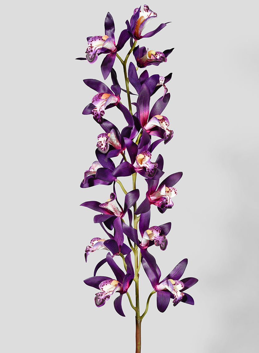 41in Long Deep Purple Dendrobium Orchid