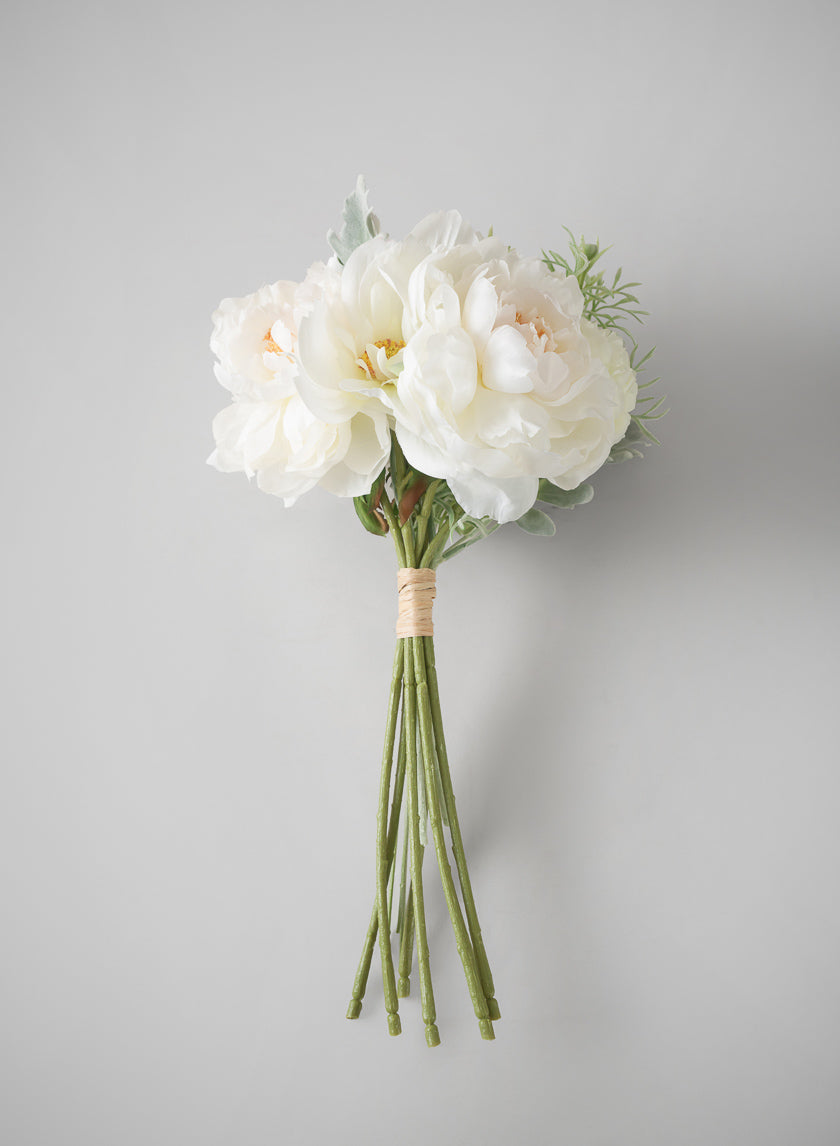 16in Long White Mix Flower Bouquet, Case of 6