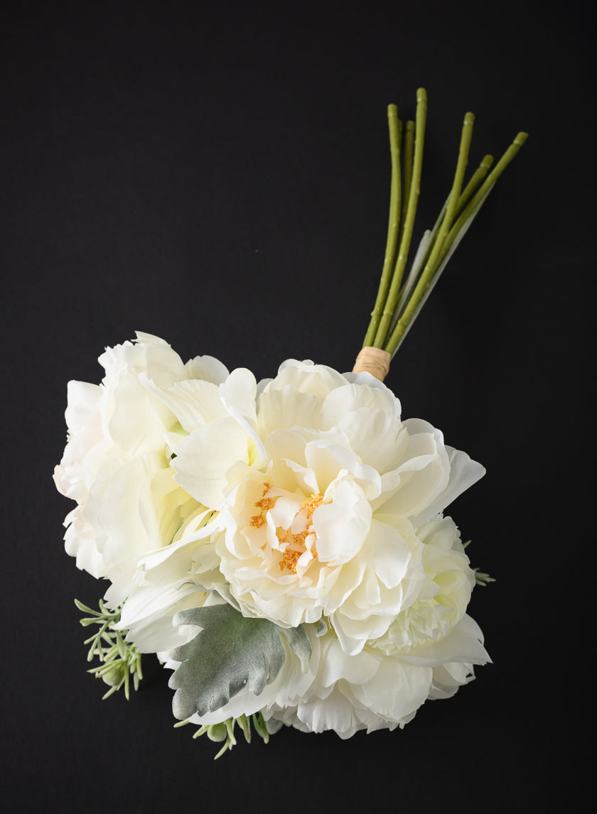 16in Long White Mix Flower Bouquet, Case of 6