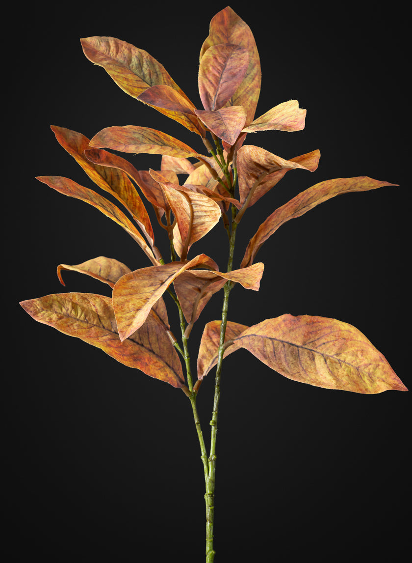 27in Long Fall Magnolia Leaf Pick, Case of 12
