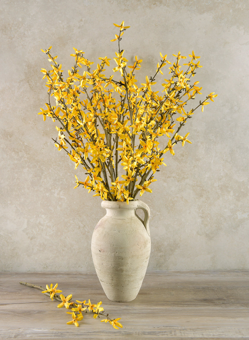 24in Long Blooming Forsythia Branch, Case of 12