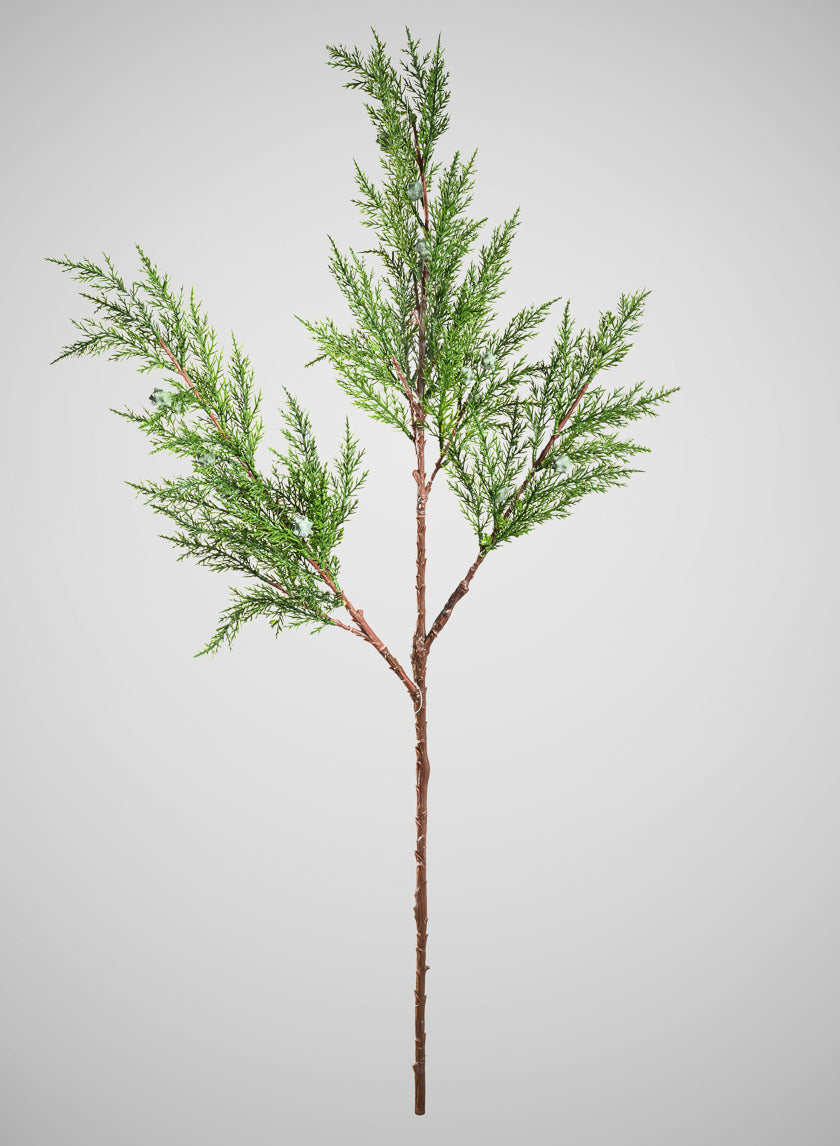 40in Long Green Juniper Berry Spray. Case of 6