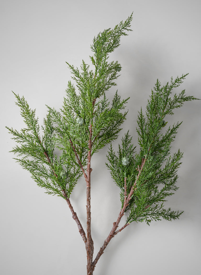 40in Long Green Juniper Berry Spray. Case of 6