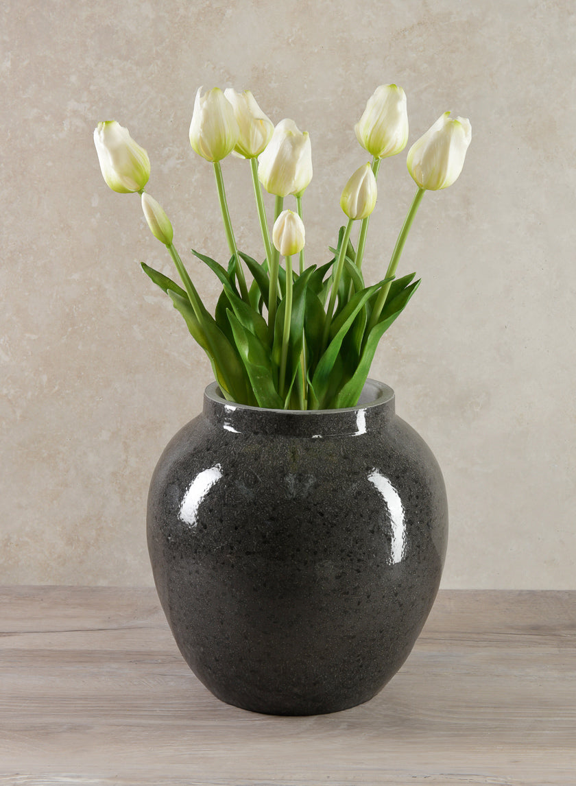 19in Long Cream Tulip Bunch
