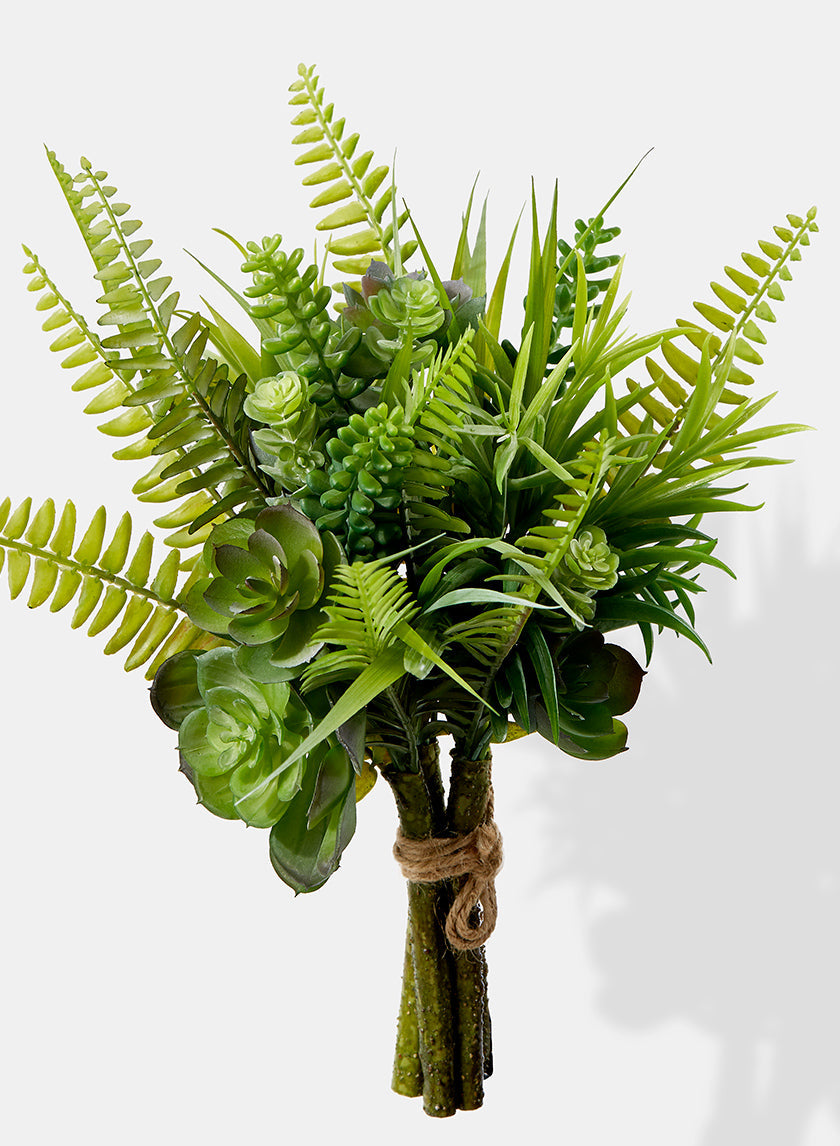 12in Long Mixed Succulent Bouquet