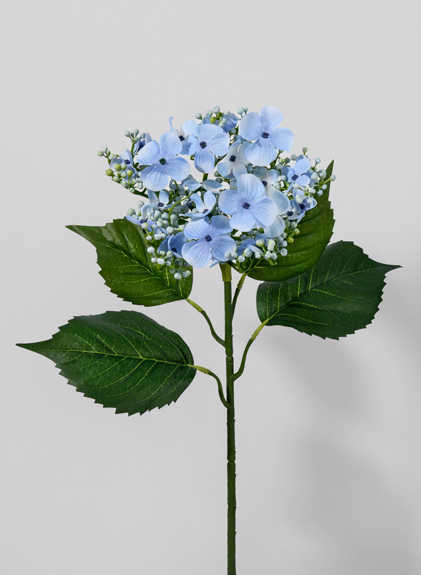 28in Long Butterfly Hydrangea Spray, Case of 12