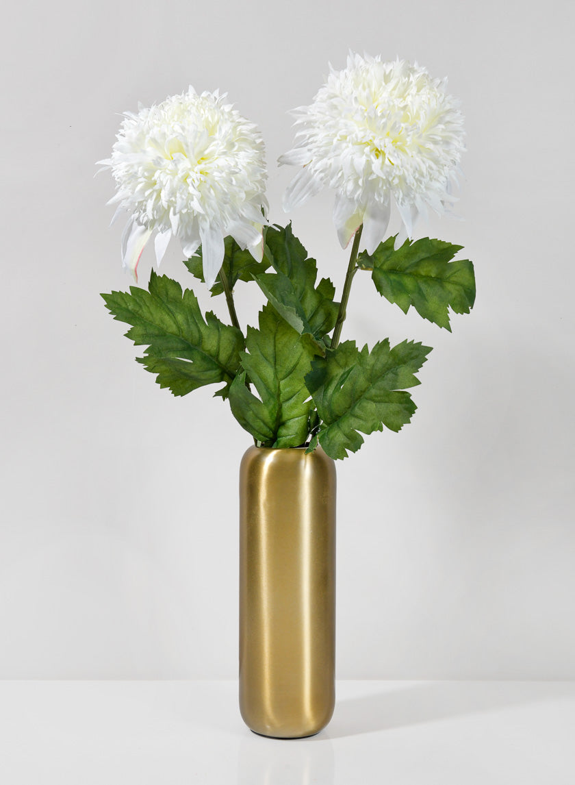 29.5in Long White Chrysanthemum Spray