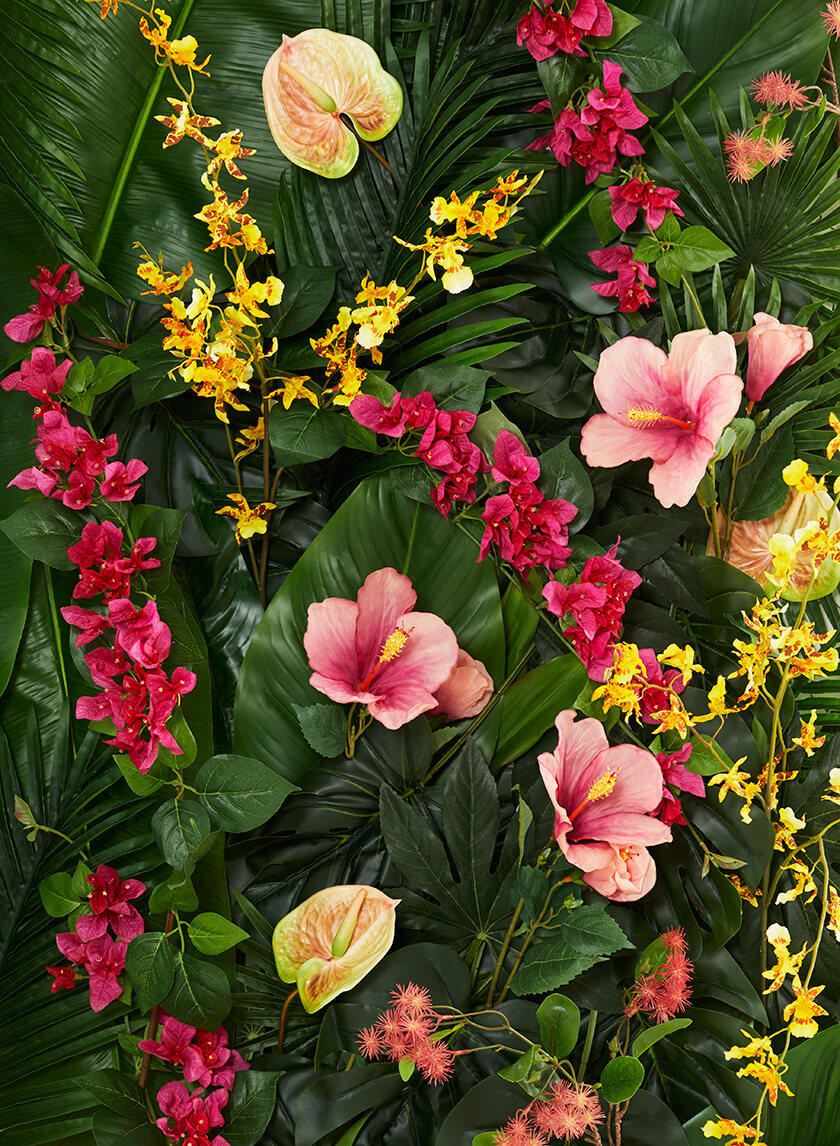 22in Long Peach & Green Anthurium Spray, Case of 24