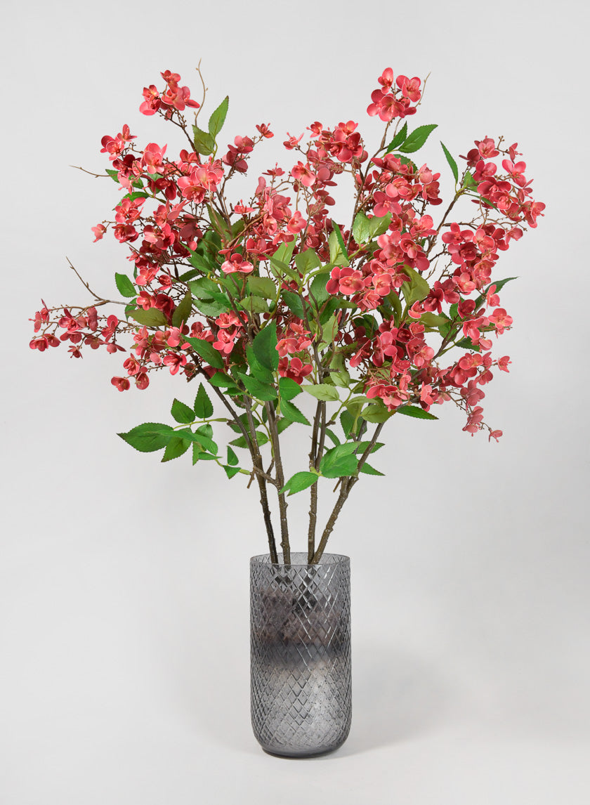 32in Long Pink Spring Blossom Branch, Case of 12