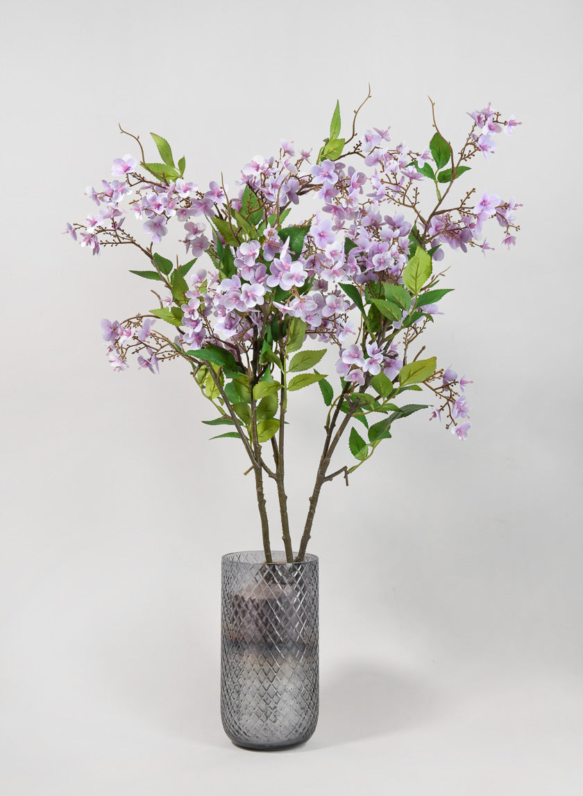 32in Long Purple Spring Blossom Branch, Case of 12
