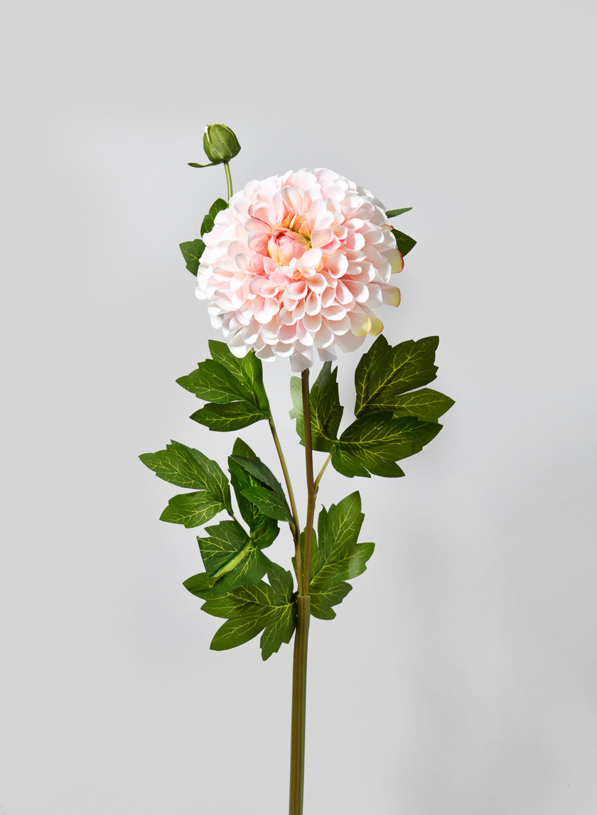 32in Long Pink Dahlia Stem