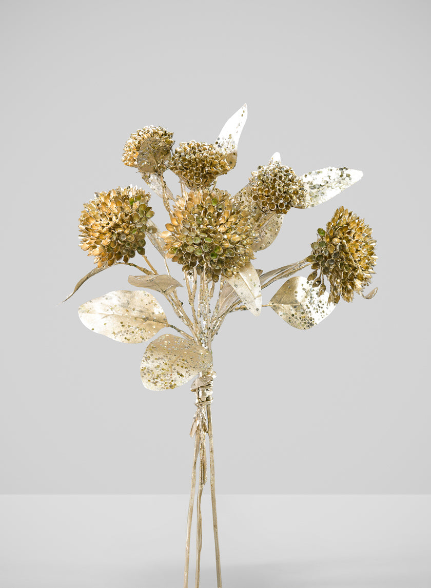 14in Long Champagne Flower Spray, Case of 12