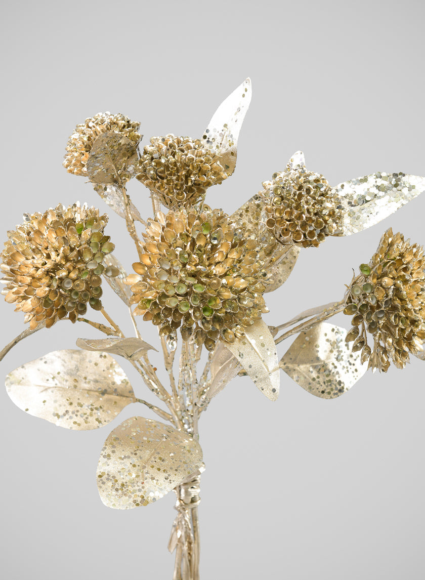 14in Long Champagne Flower Spray, Case of 12