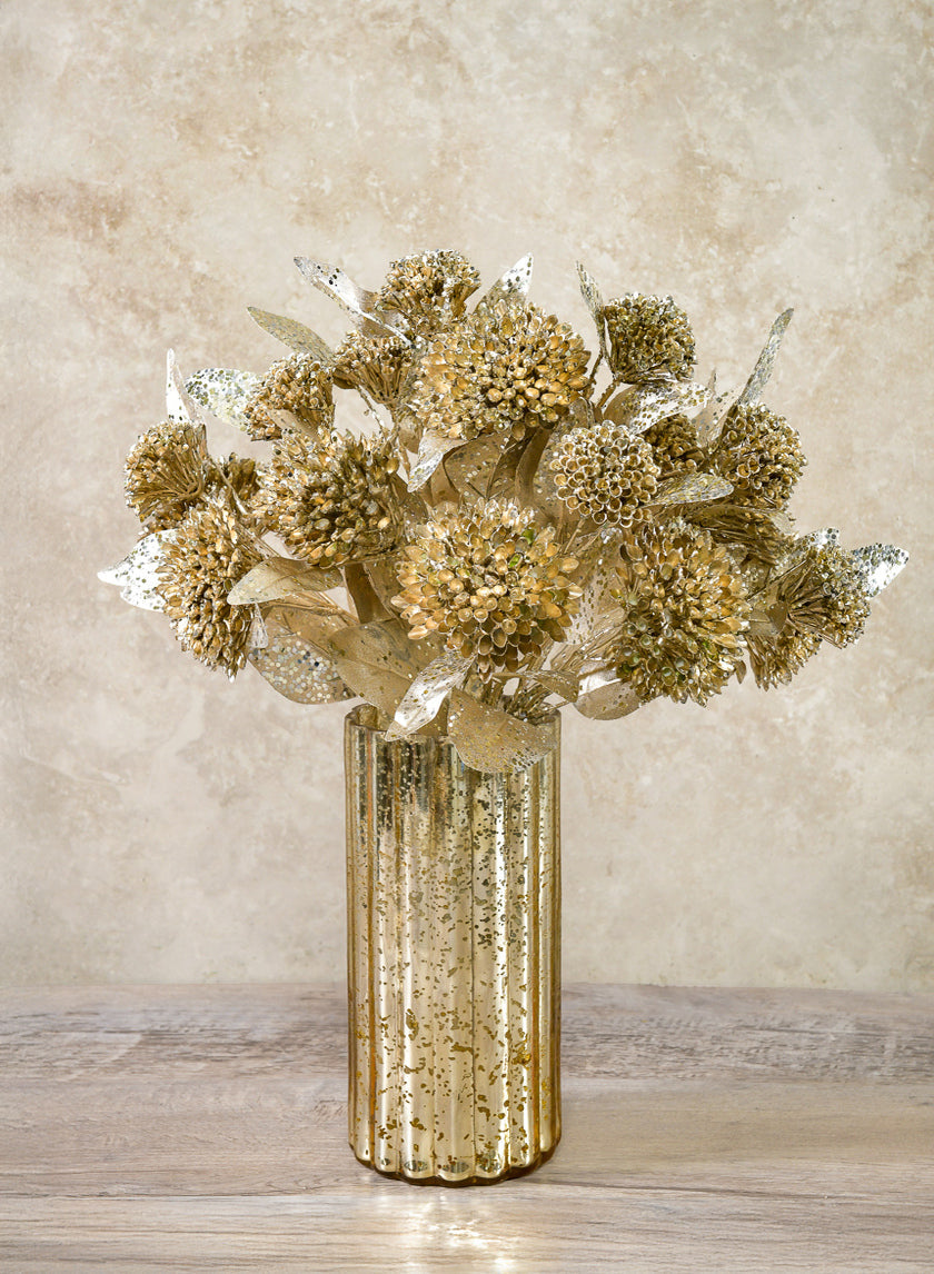 14in Long Champagne Flower Spray, Case of 12