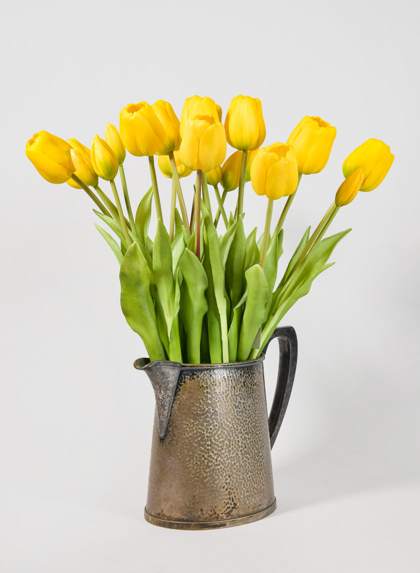 18in Long Yellow Tulip Bunch