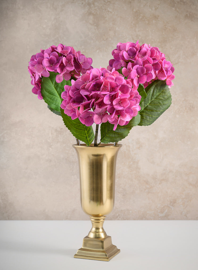 22in Long Pink Hydrangea Spray, Case of 12