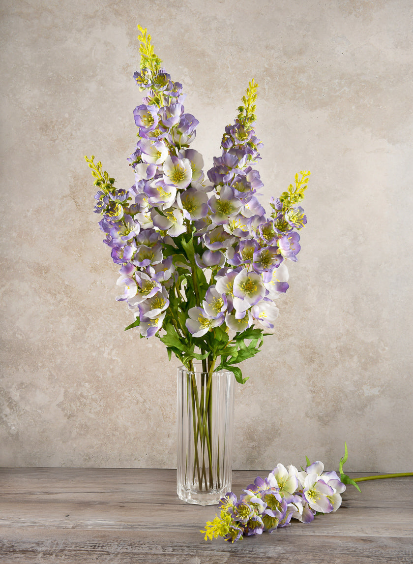 33.5in Long Blue Delphinium