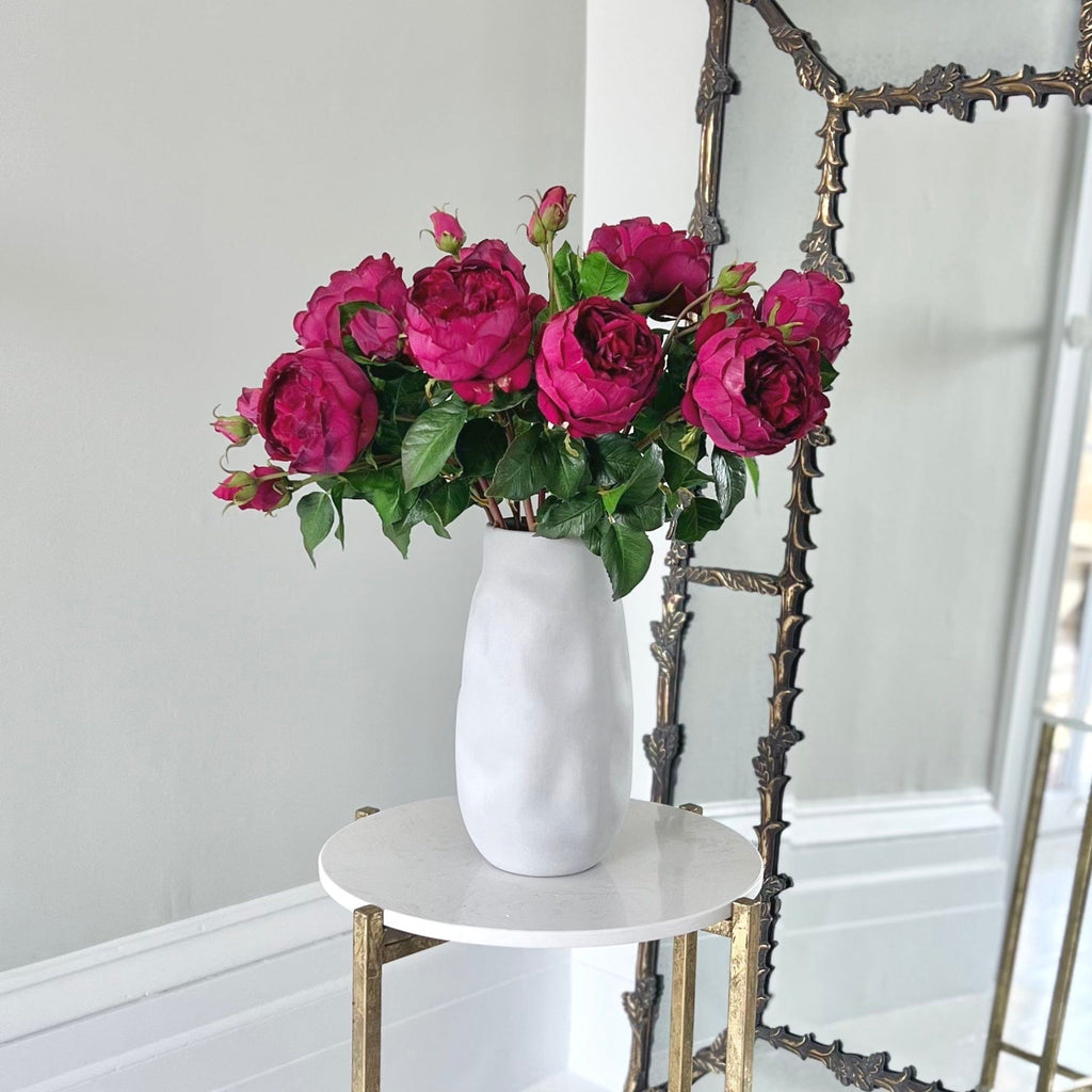 Artificial Burgundy English Rose