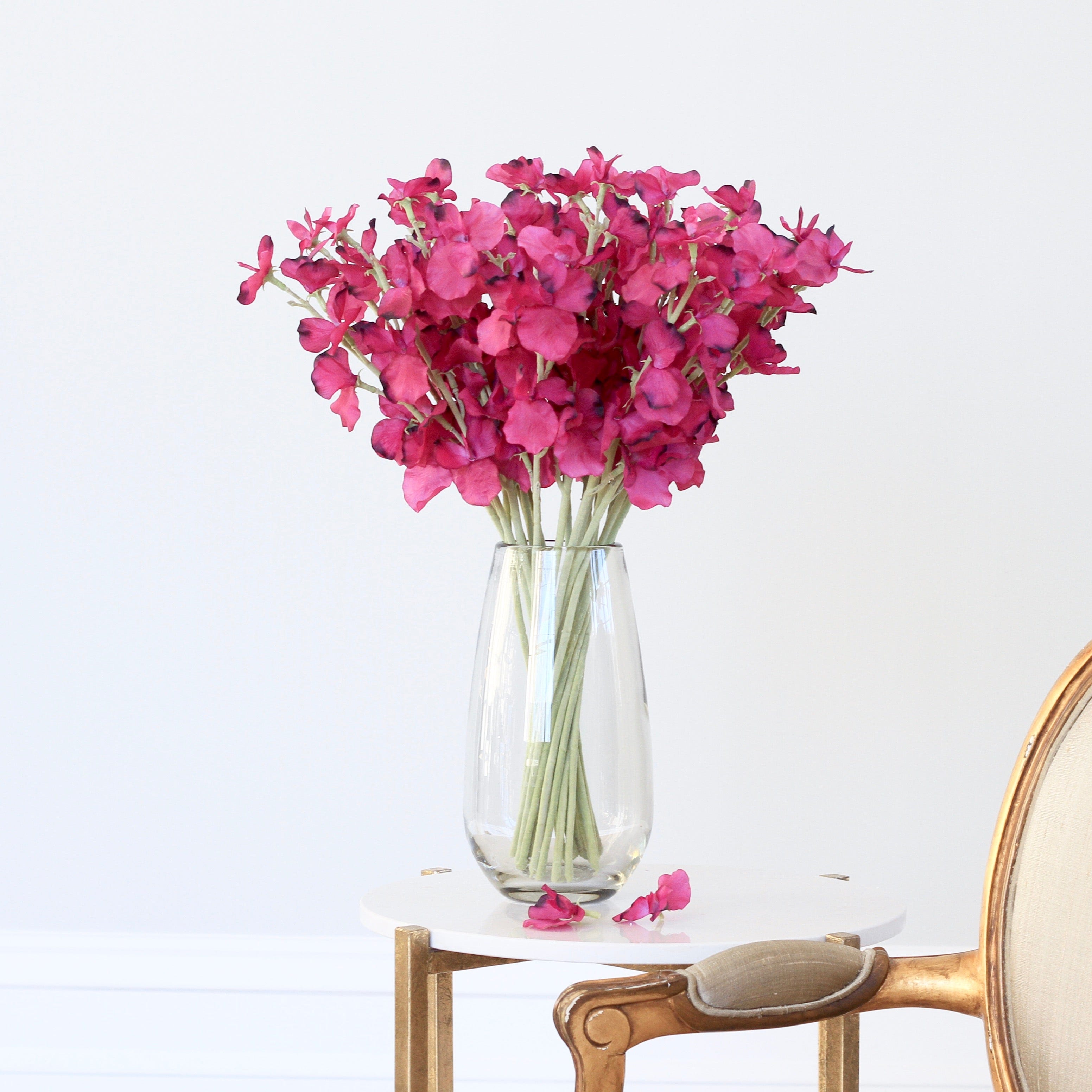 Artificial Deep Pink Sweet Pea
