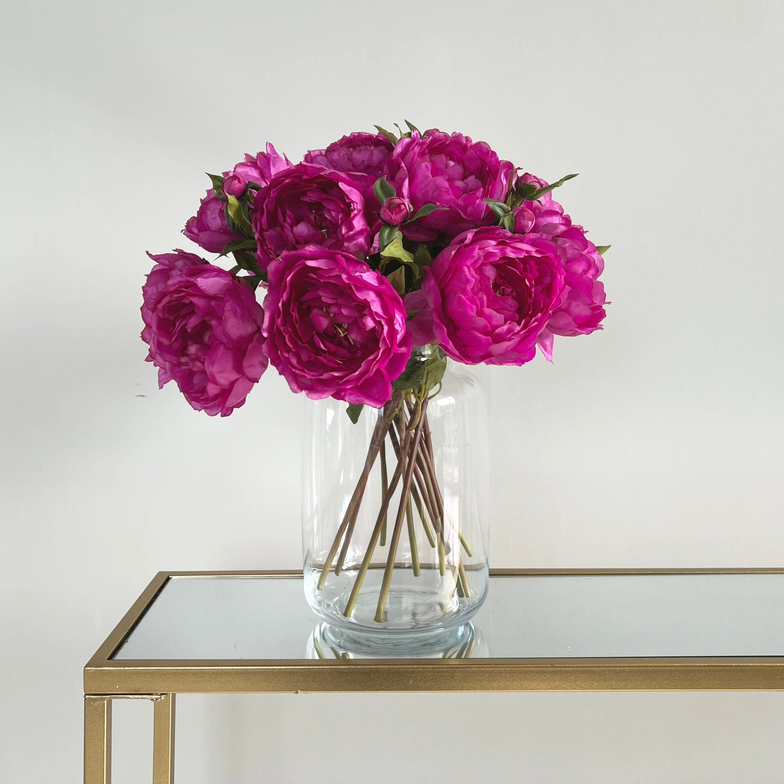 Artificial Fuchsia Peony