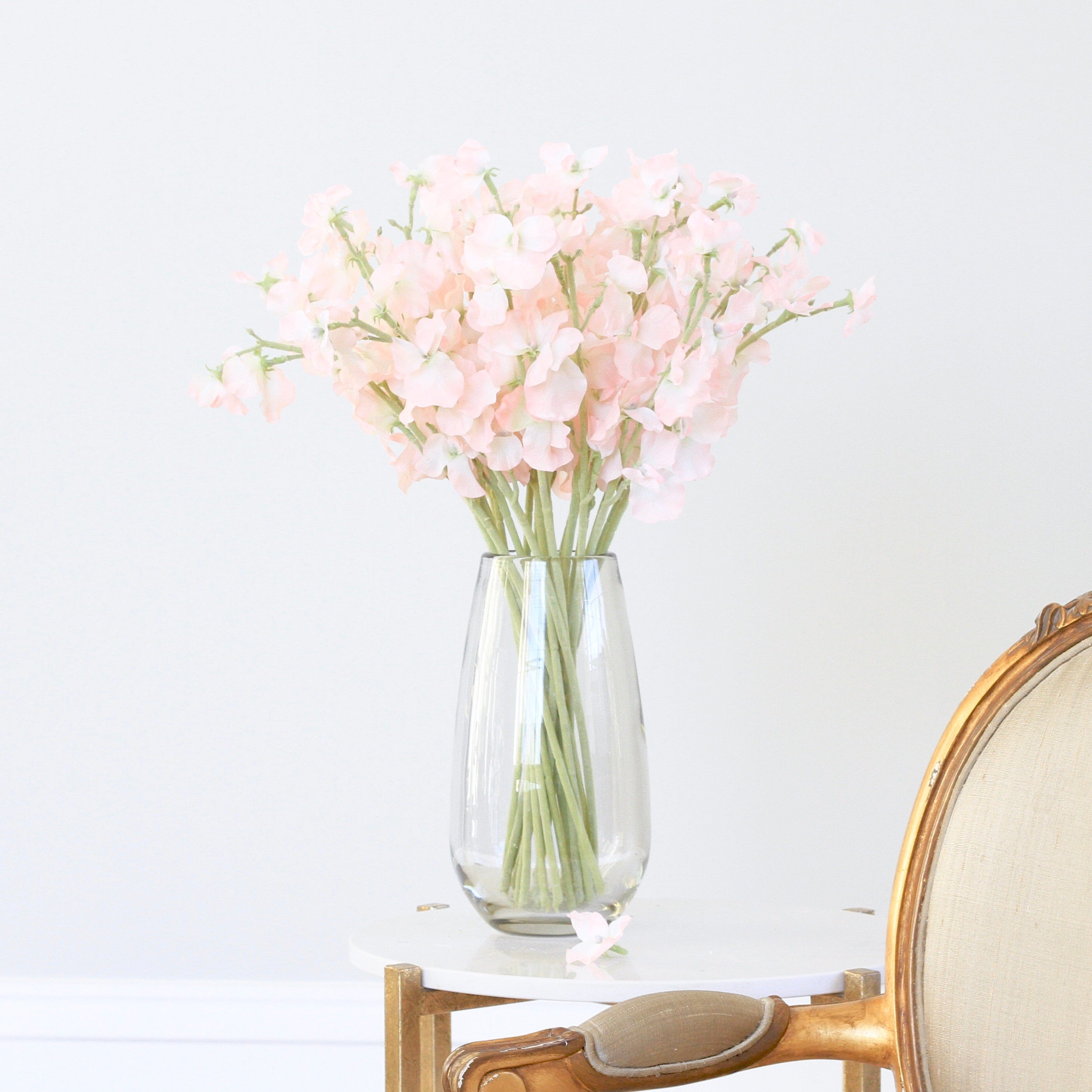 Artificial Pale Pink Sweet Pea