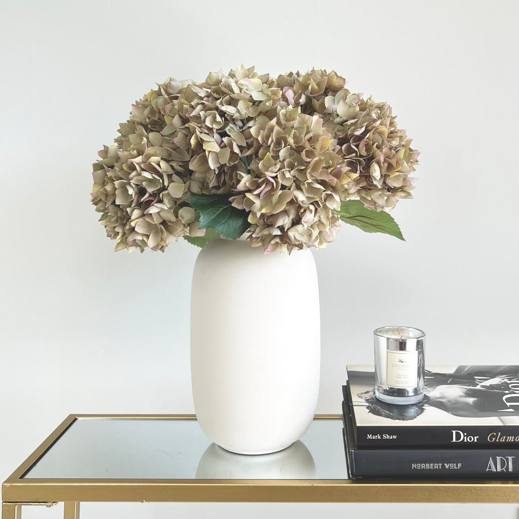 Artificial Sage Green Hydrangea