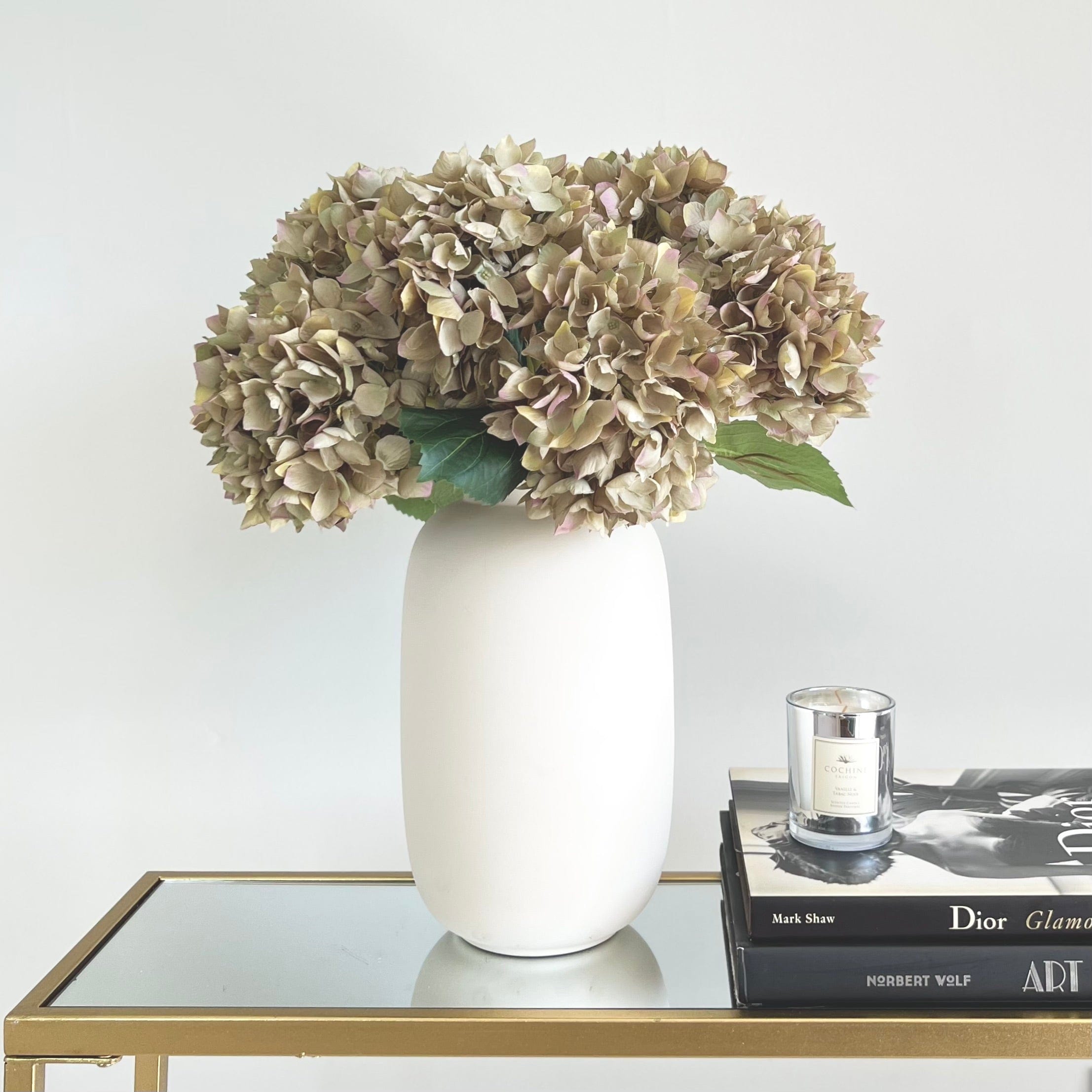 Artificial Sage Green Hydrangea