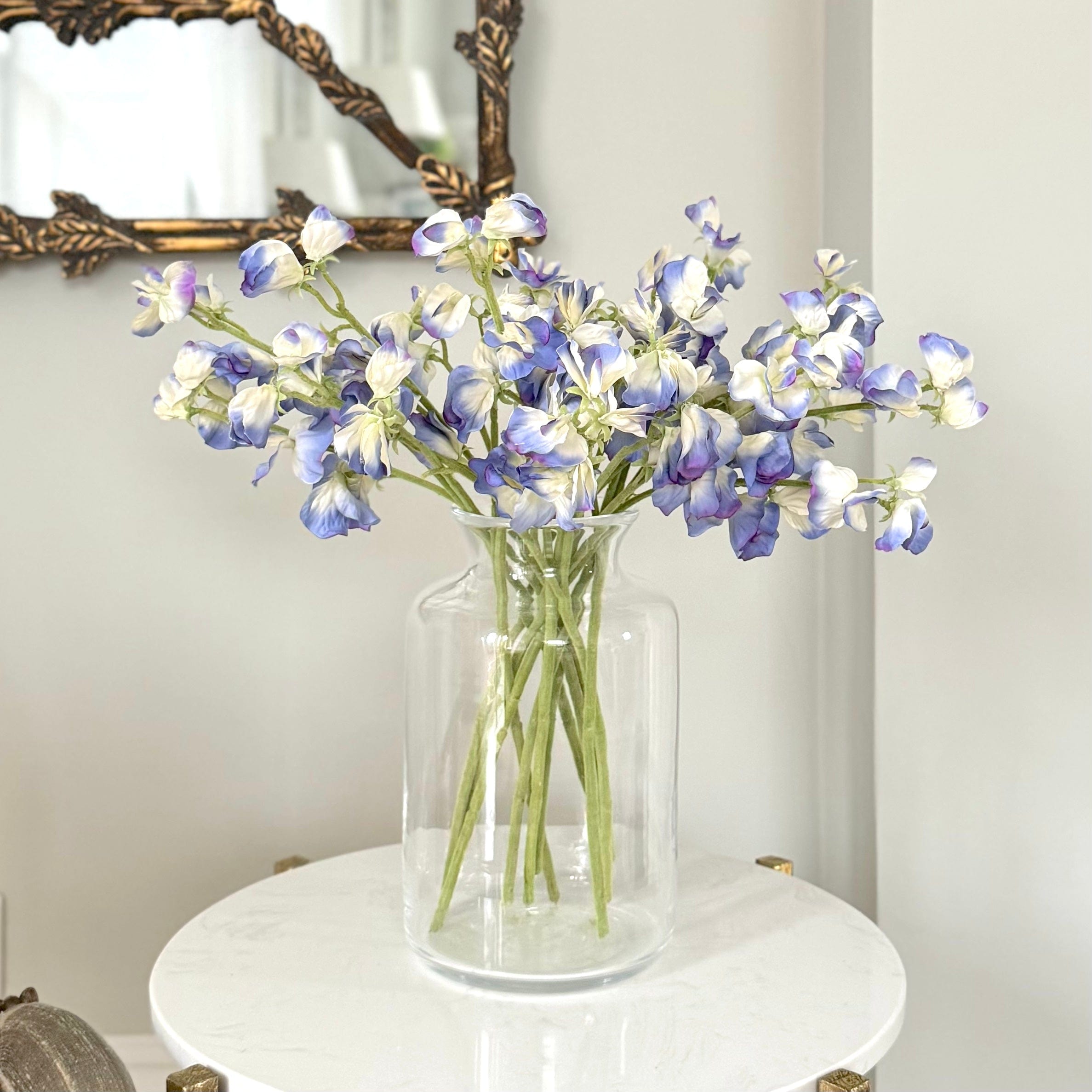 Artificial Small Blue Sweet Pea