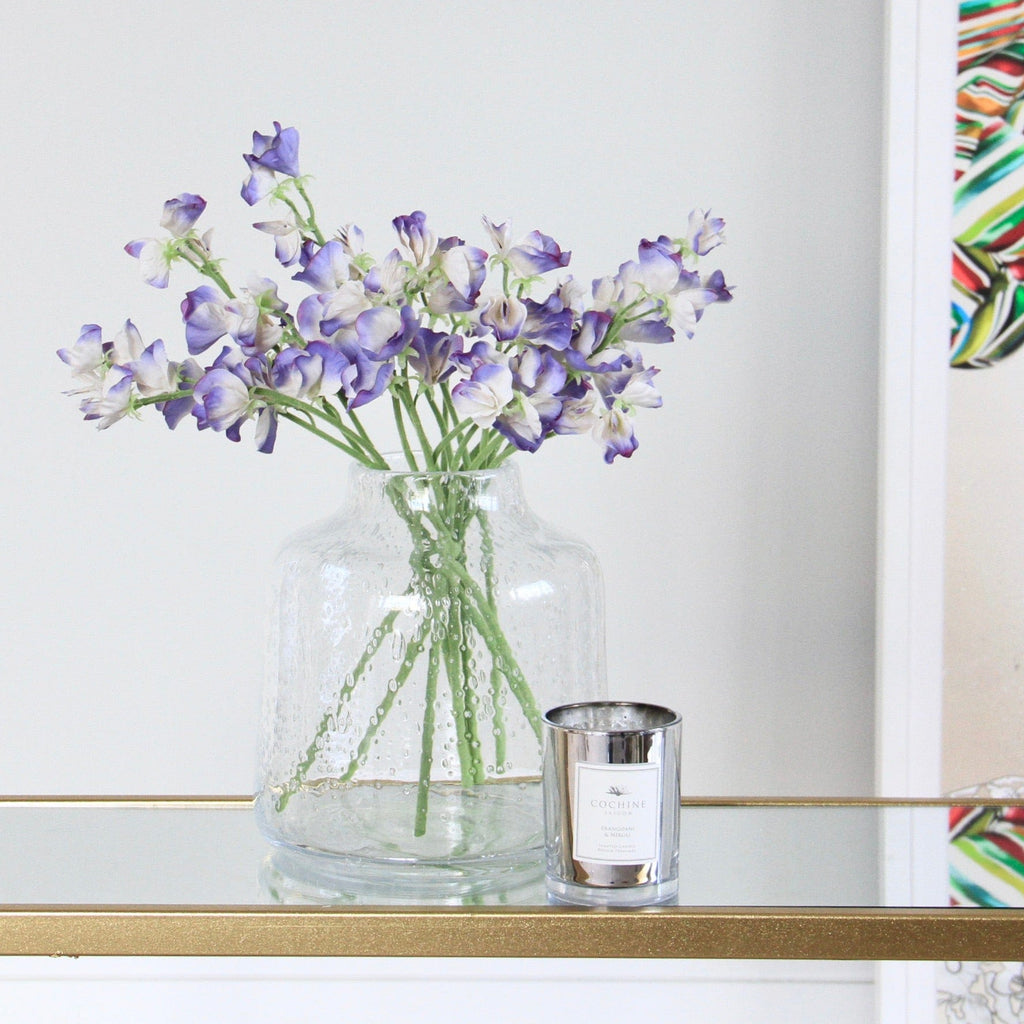 Artificial Small Blue Sweet Pea