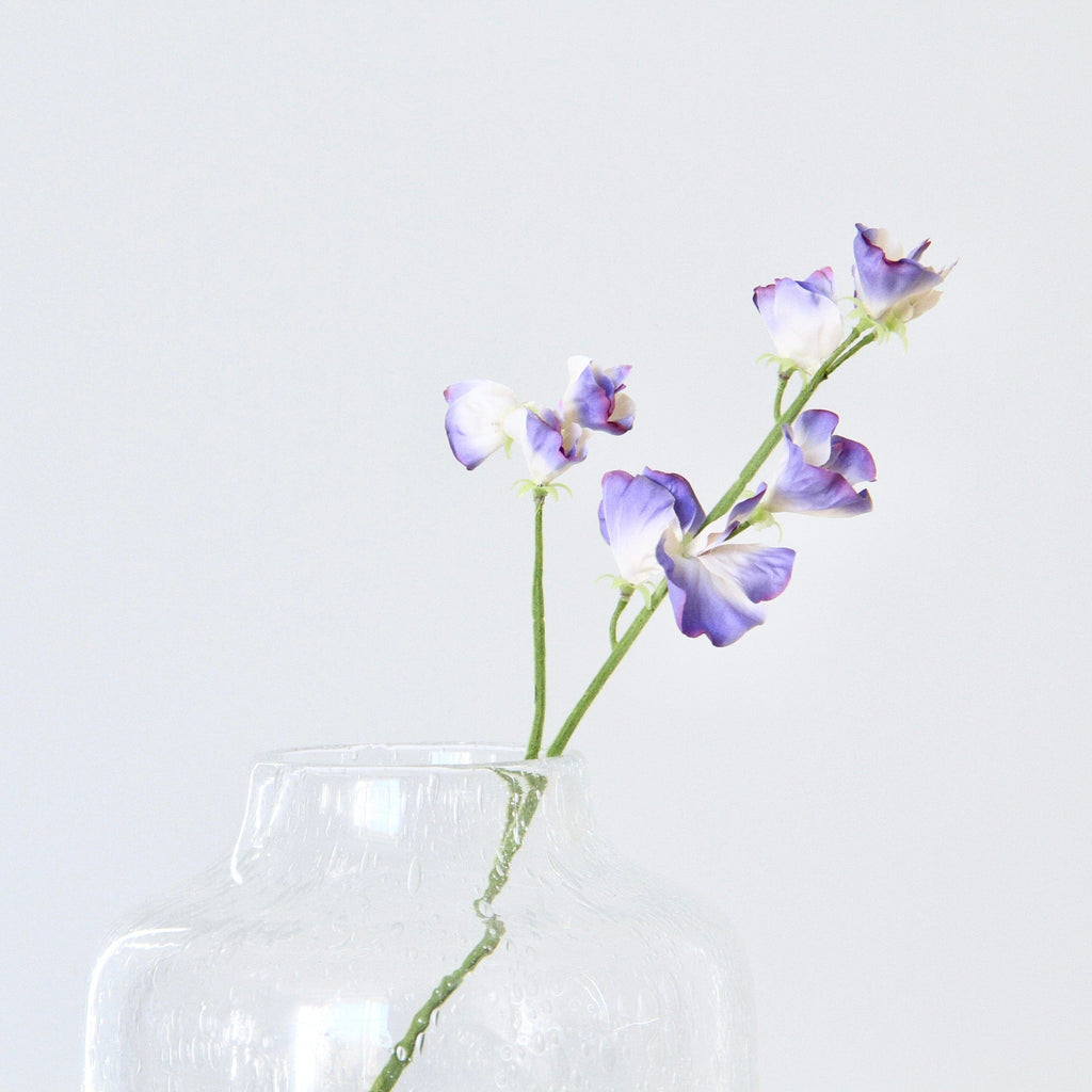 Artificial Small Blue Sweet Pea