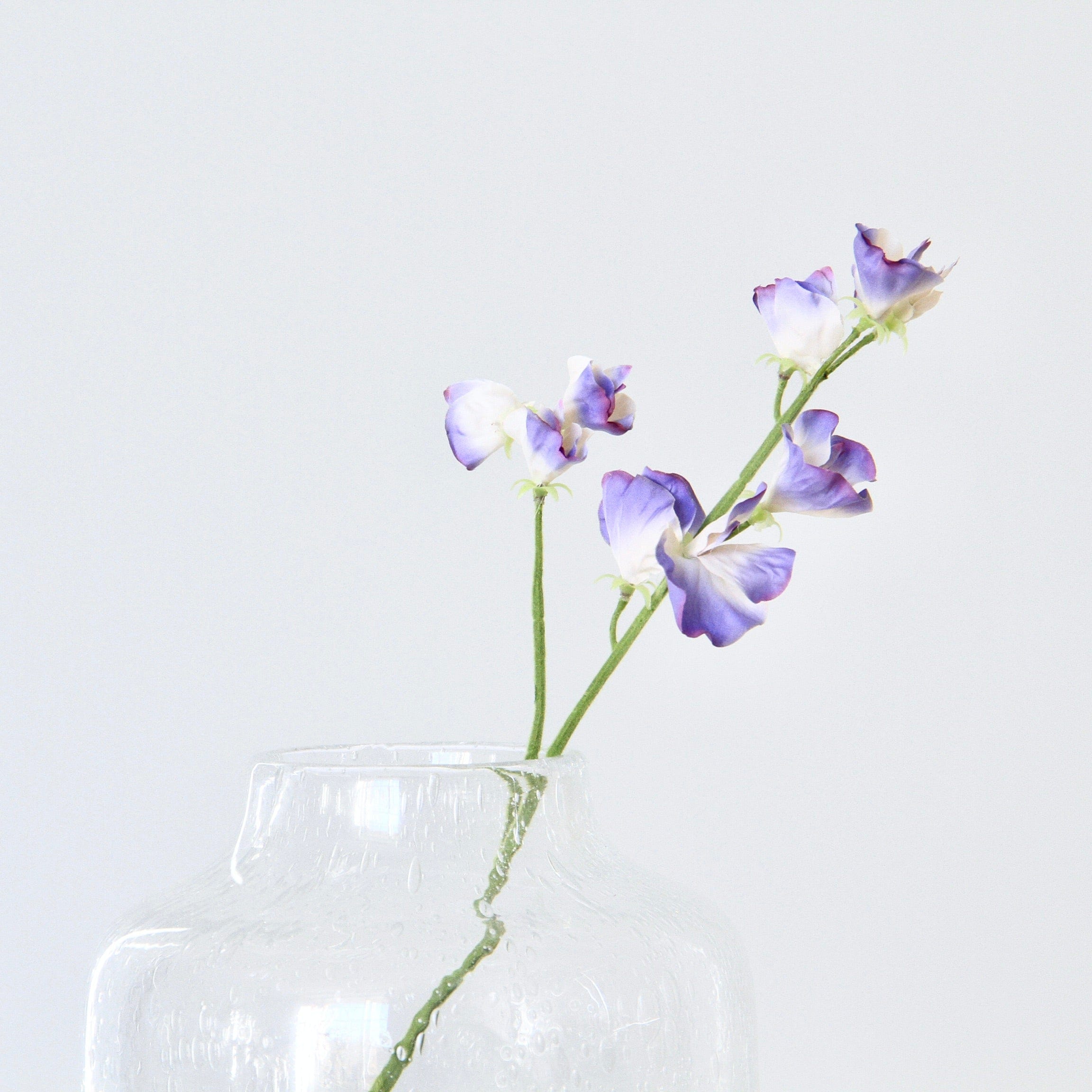 Artificial Small Blue Sweet Pea