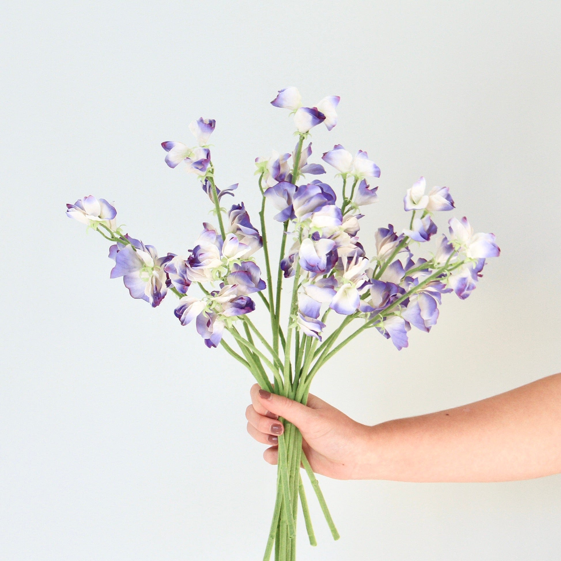 Artificial Small Blue Sweet Pea