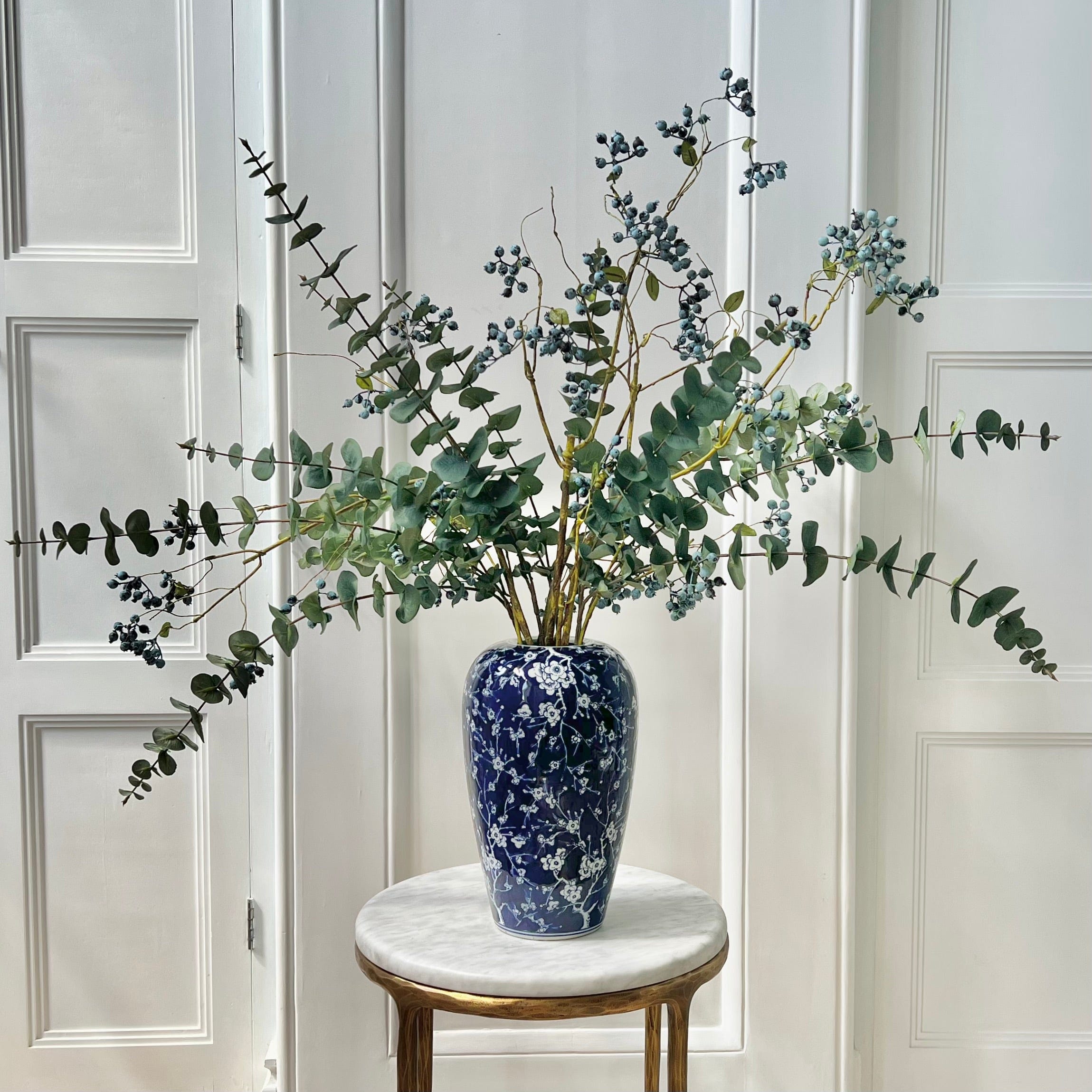Blueberry & Eucalyptus Arrangement