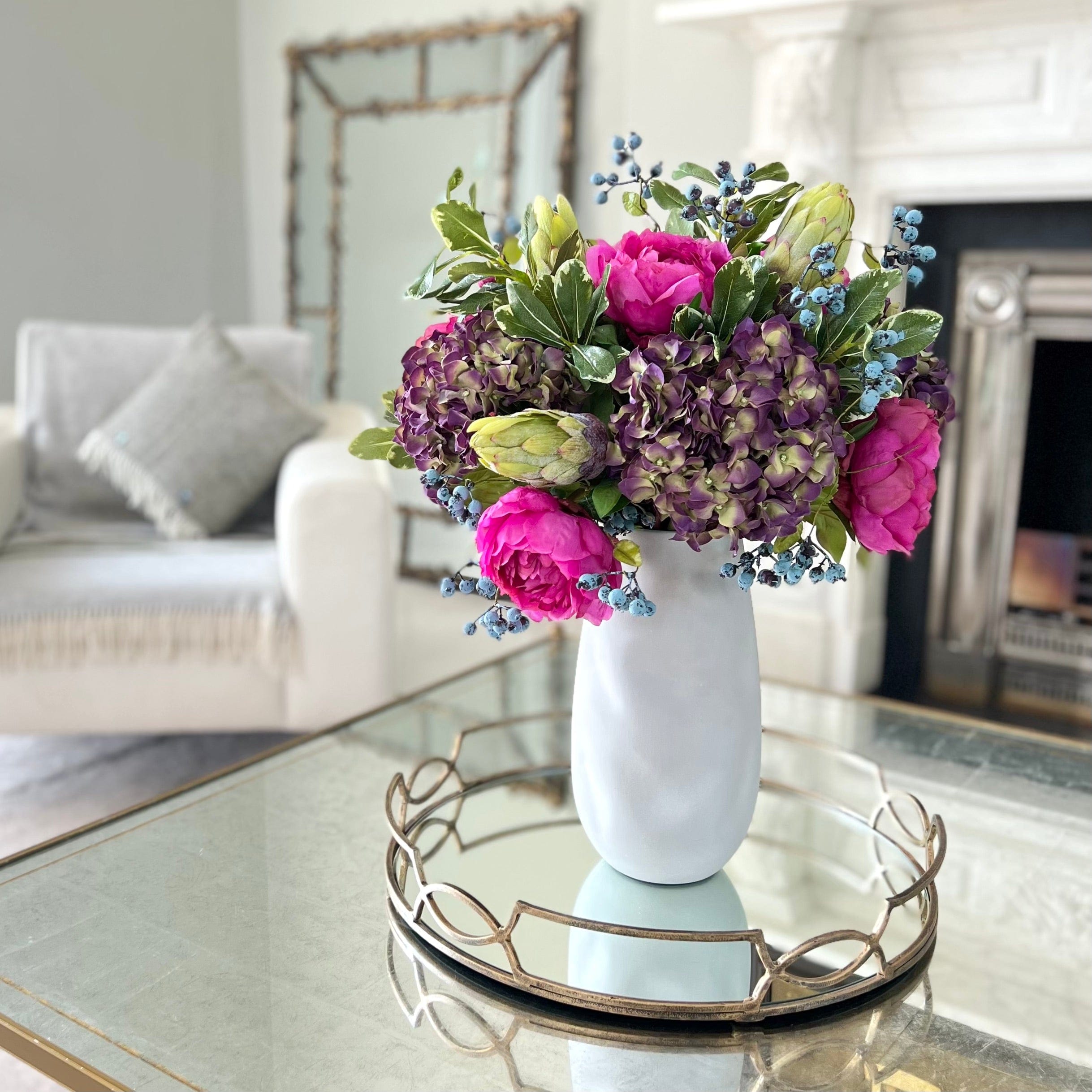 Bright Peony & Hydrangea Bouquet
