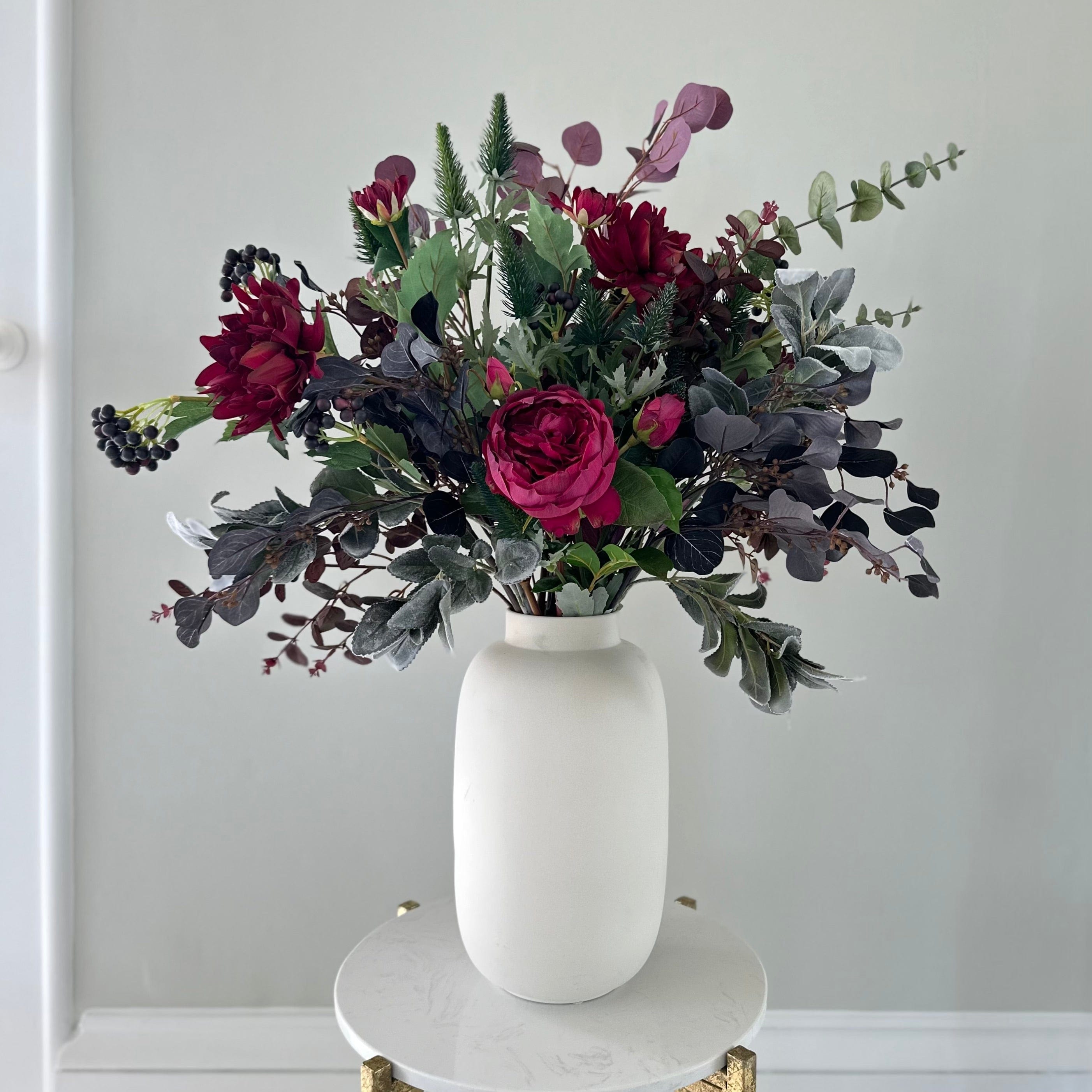 Burgundy Beauty Artificial Flower Bouquet