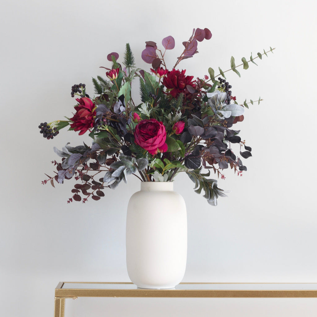 Burgundy Beauty Artificial Flower Bouquet