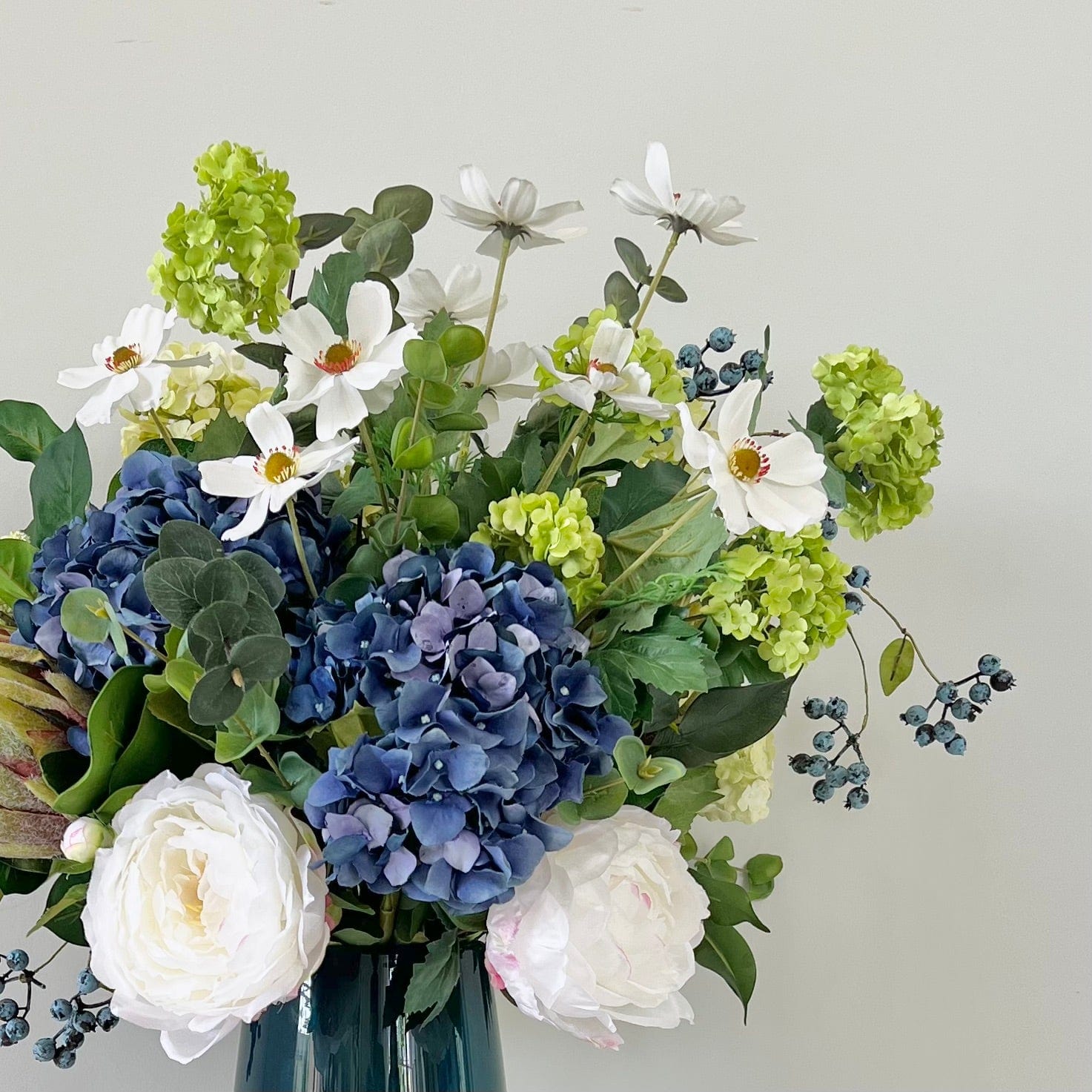 Out of the Blue Artificial Flower Bouquet