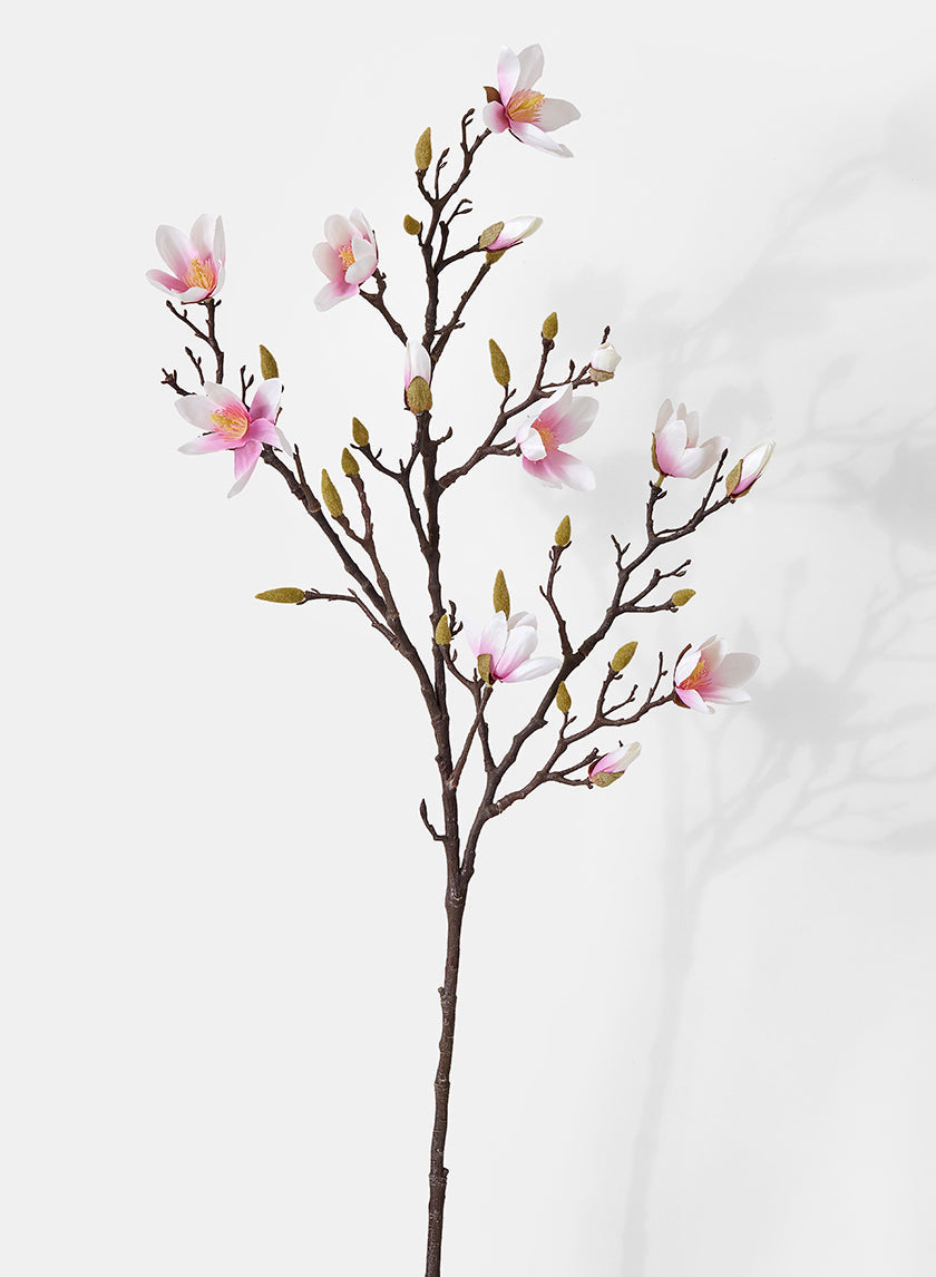 38in Long Mini Pink Magnolia Spray
