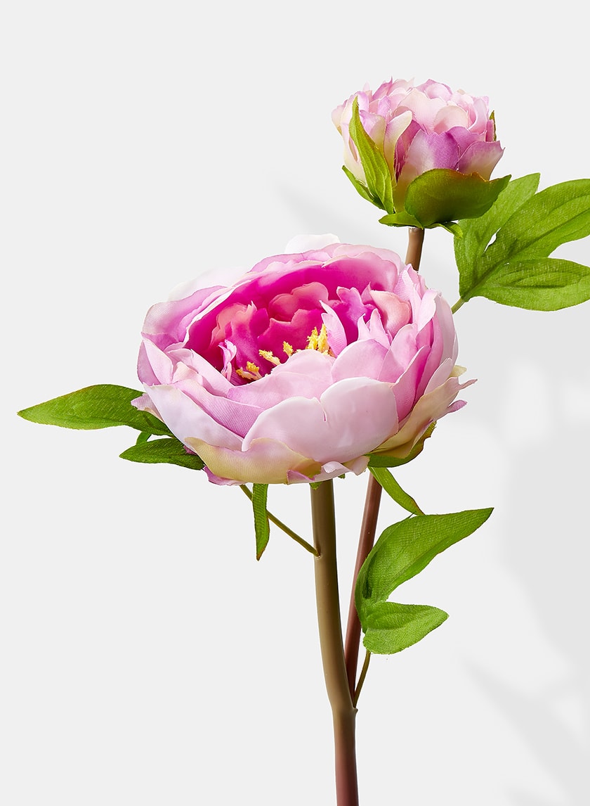 17in Long Light Purple Half Moon Peony