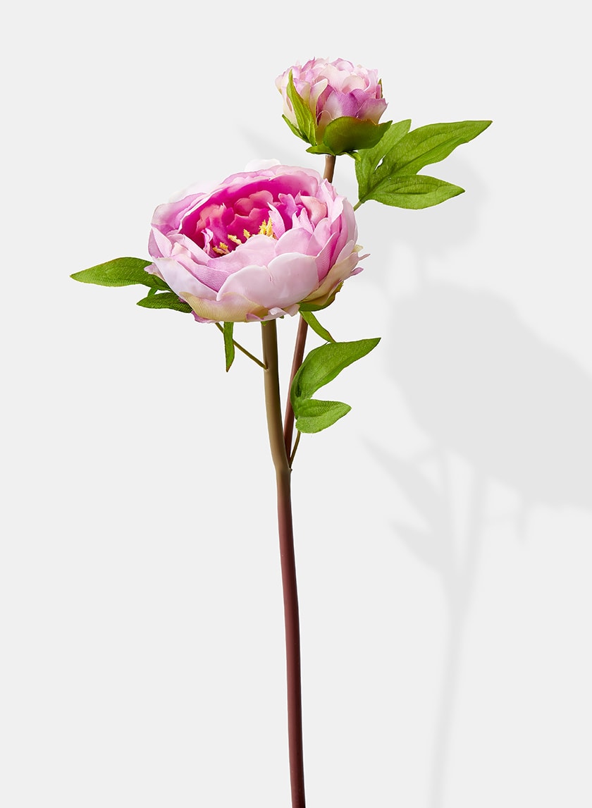 17in Long Light Purple Half Moon Peony