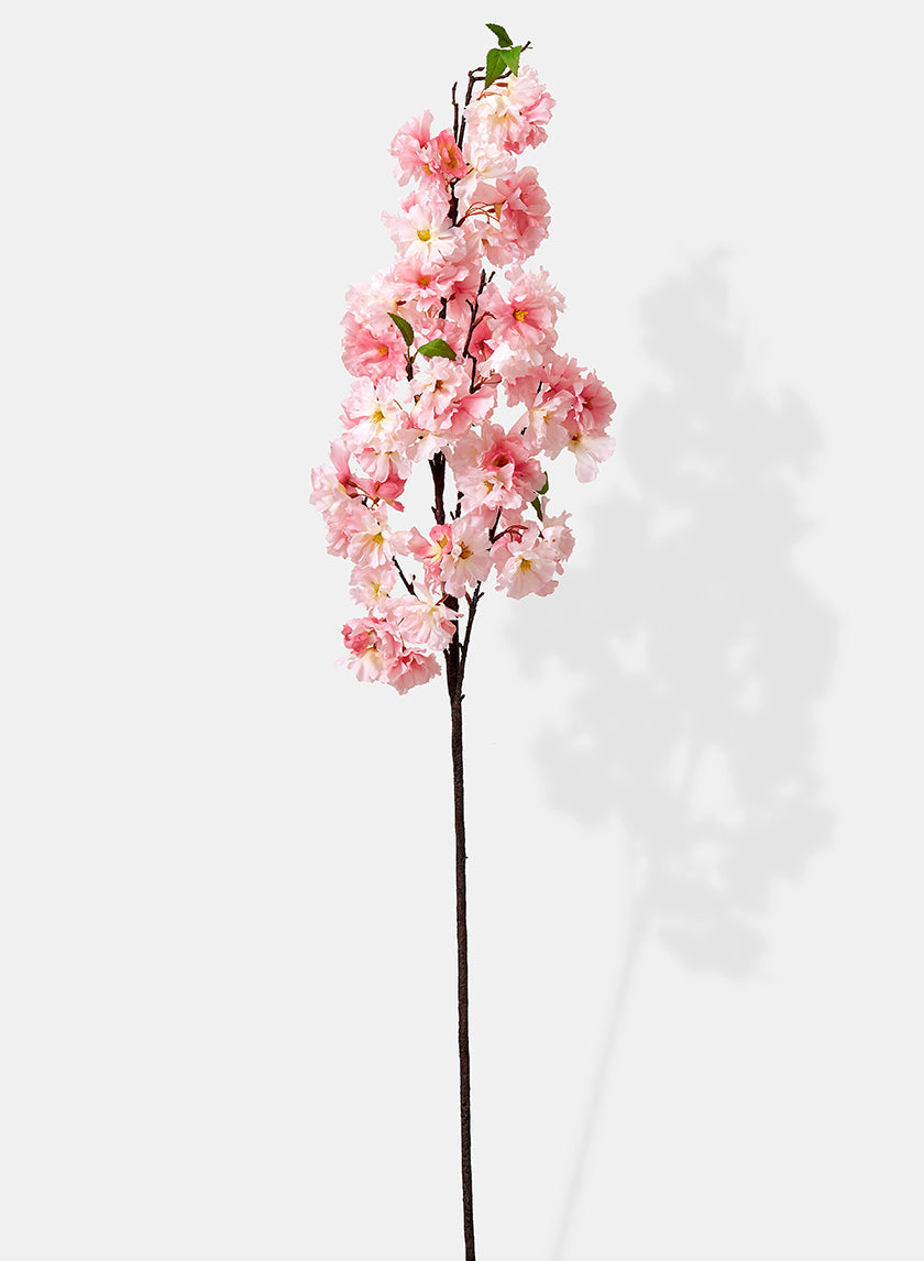 48in Long Pink Cherry Blossom Spray, Case of 12