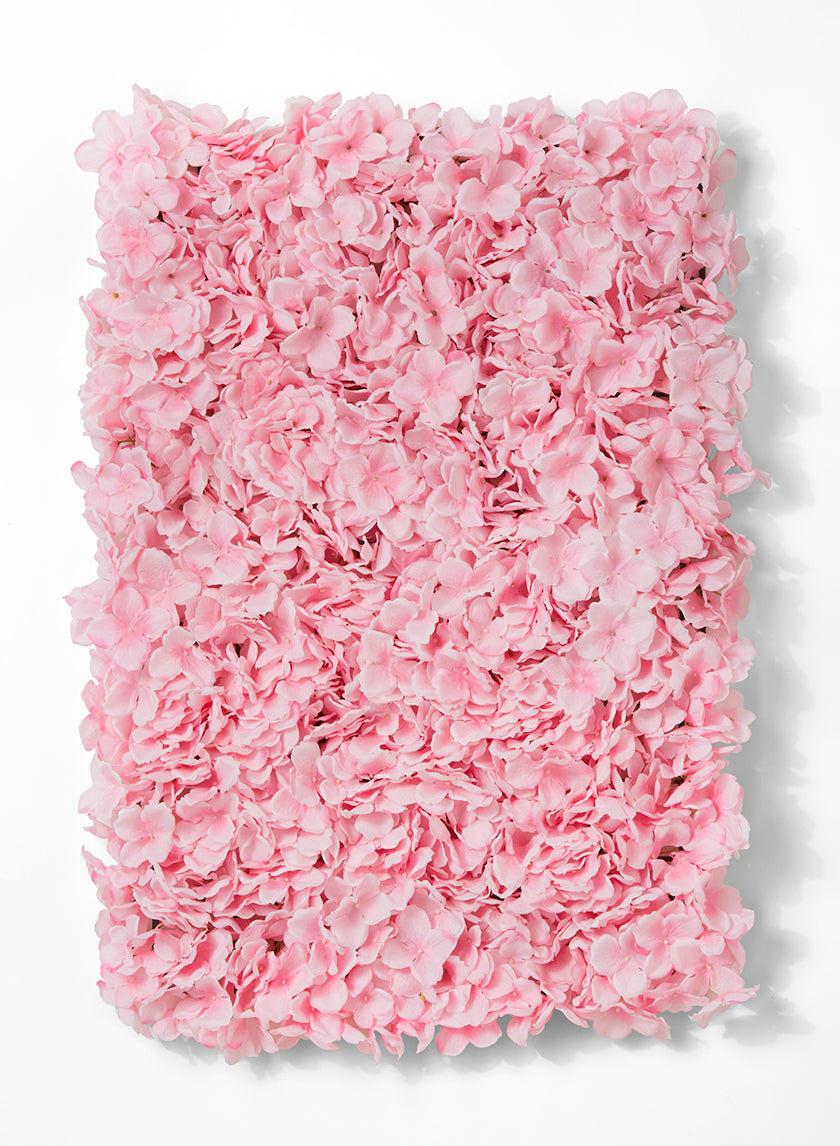28in Long Pink Hydrangea Flower Block, Case of 4