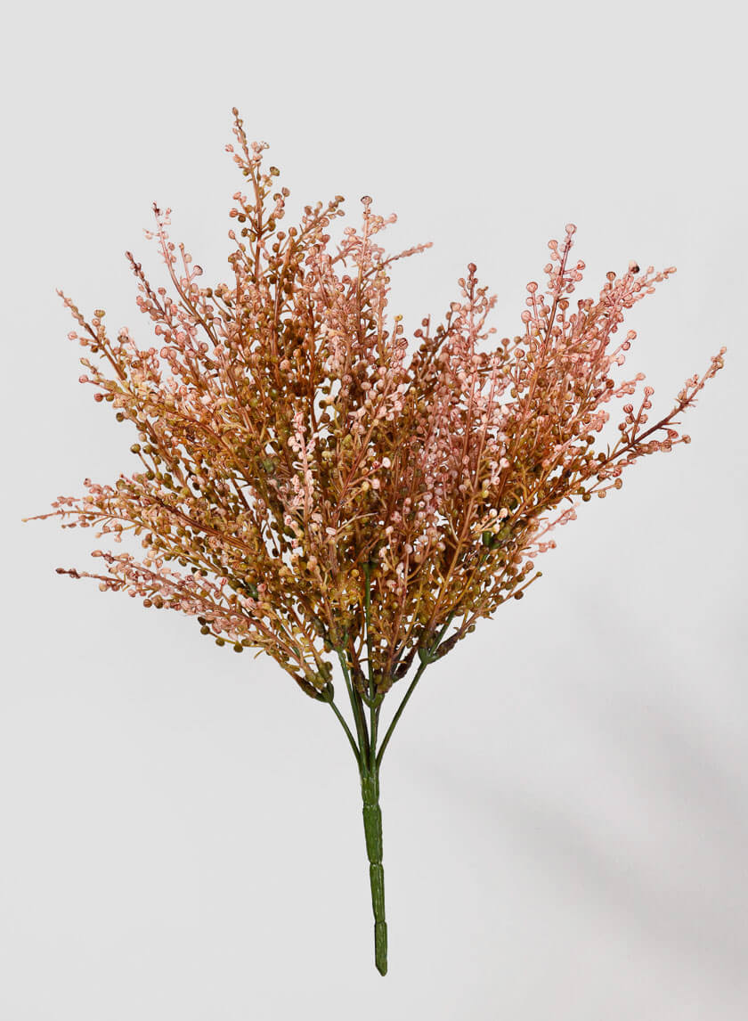 14.5in Long Pink Wild Heather Bush