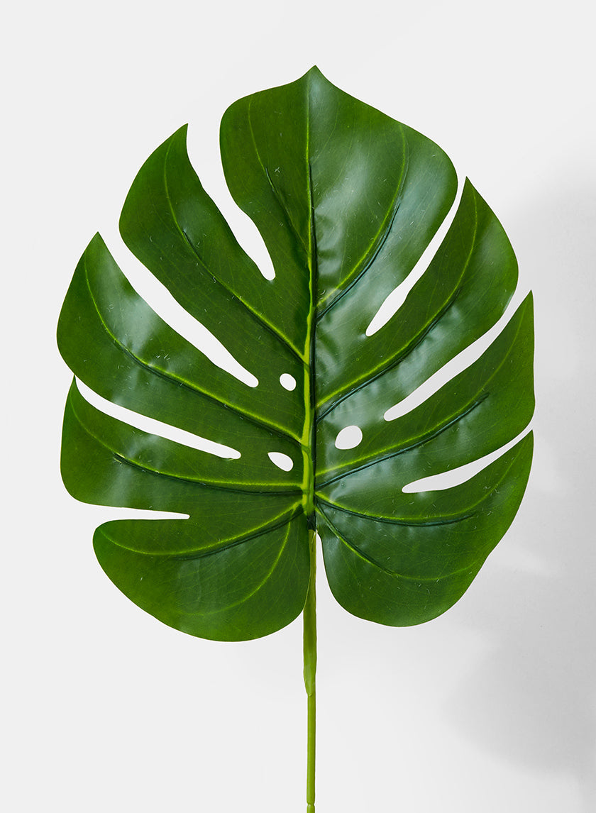 21in Long Small Artificial Split Philodendron Leaf