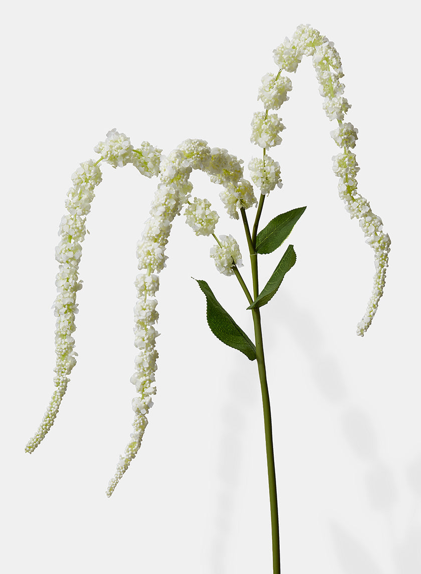 42in Long White Amaranthus Spray