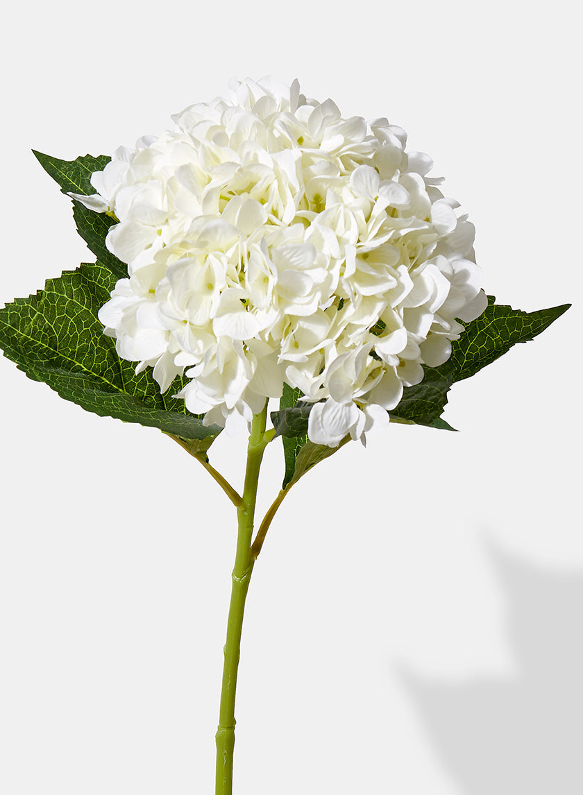31in Long White Hydrangea Spray